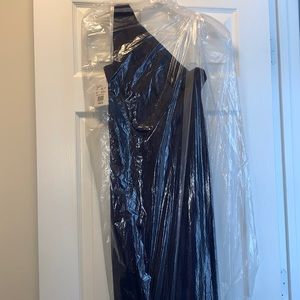 Navy blue bridesmaid dress